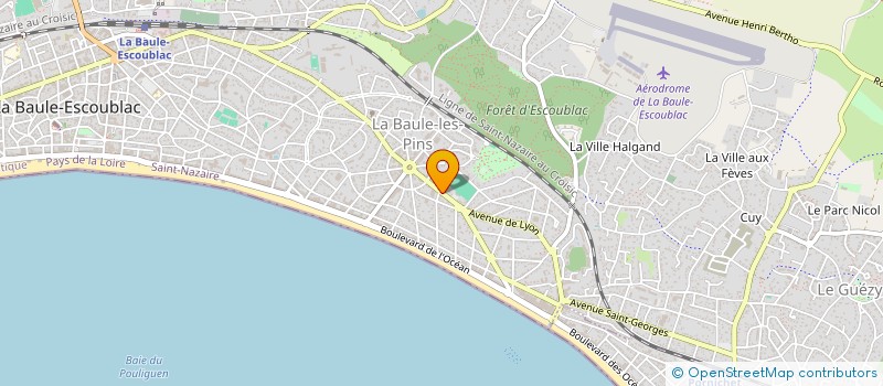 localisation de l'entreprise SCI LE KARELL à LA BAULE-ESCOUBLAC
