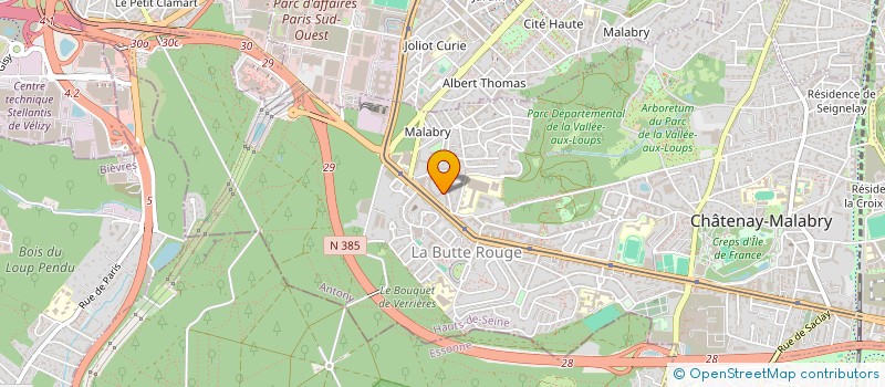 localisation de l'entreprise SCI LE KARKADE  CHATENAY-MALABRY