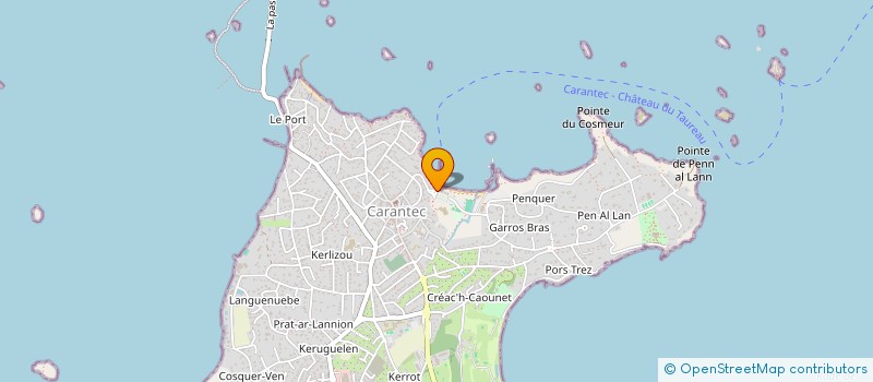 localisation de l'entreprise SCI LE KELENN  CARANTEC