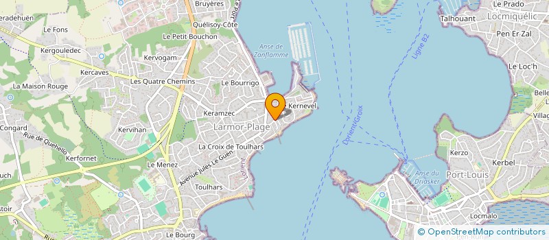 localisation de l'entreprise SCI LE KERNEVEL  LARMOR-PLAGE