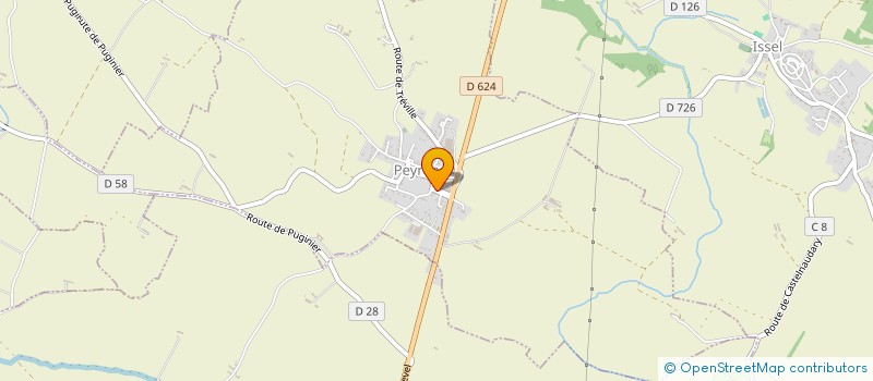 localisation de l'entreprise SCI LE KHEDIVE  PEYRENS