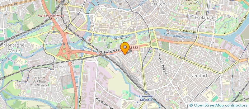 localisation de l'entreprise SCI LE KIWI  STRASBOURG