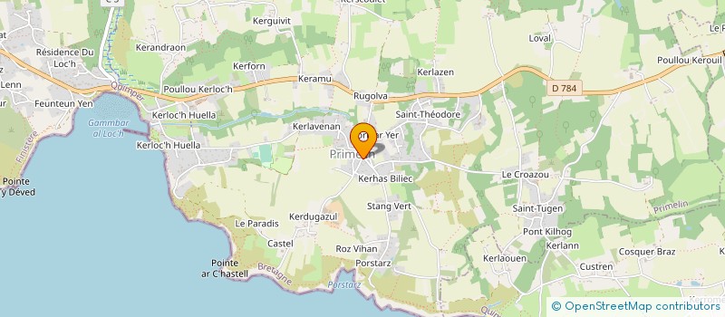 localisation de l'entreprise SCI LE KORRIGAN  PRIMELIN