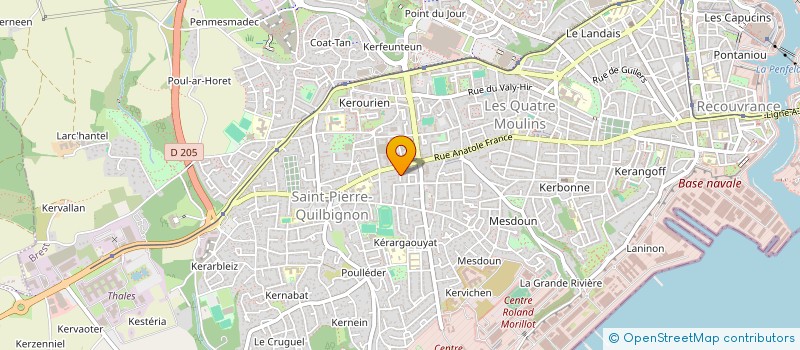 localisation de l'entreprise SCI LE KORRIGAN  BREST