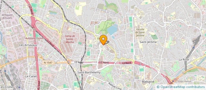 localisation de l'entreprise SCI LE KOUBIDOU à MARSEILLE