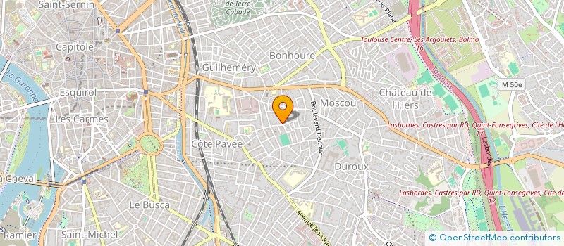 localisation de l'entreprise SCI LE LAB à TOULOUSE