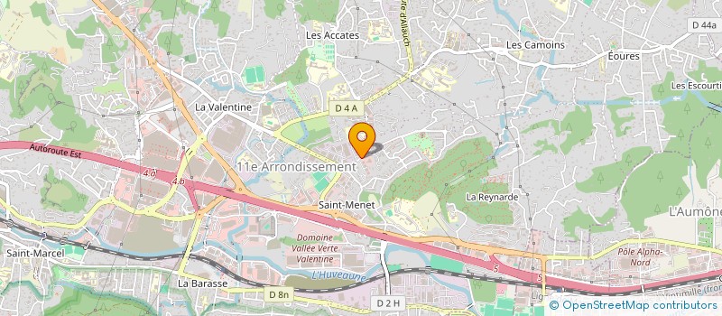 localisation de l'entreprise SCI LE LABO  ALLAUCH