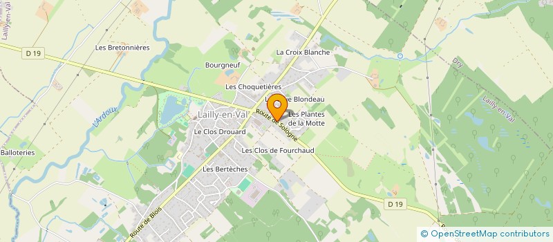 localisation de l'entreprise SCI LE LABRADOR à LAILLY-EN-VAL