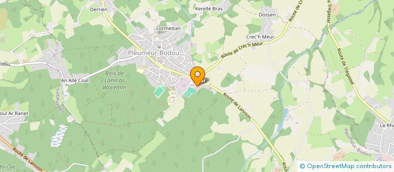 localisation de l'entreprise SCI LE LABRADOR  PLEUMEUR-BODOU