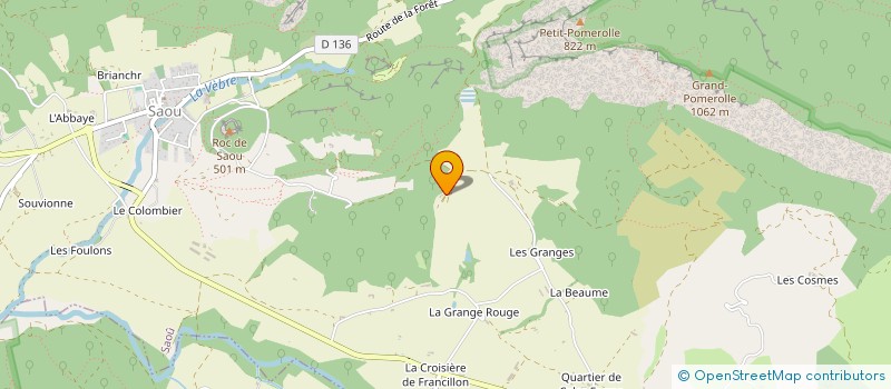 localisation de l'entreprise SCI LE LABRADOR  SAOU