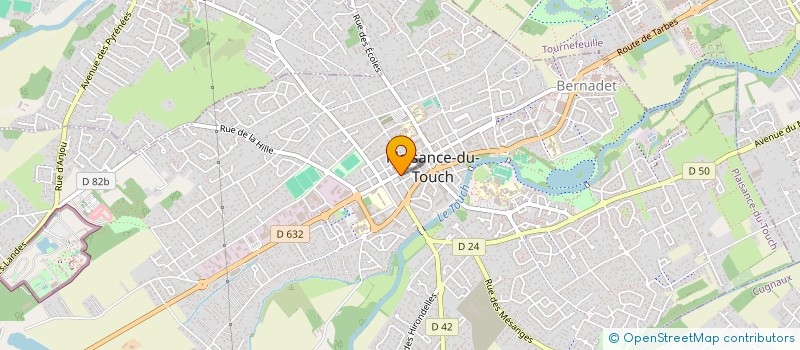 localisation de l'entreprise SCI LE LAC  PLAISANCE-DU-TOUCH