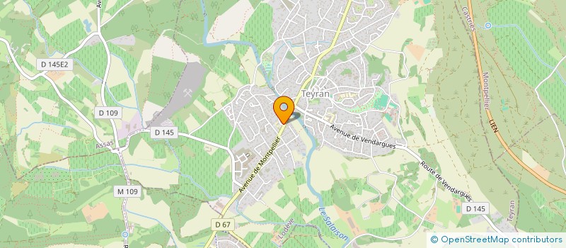 localisation de l'entreprise SCI LE LAC  TEYRAN