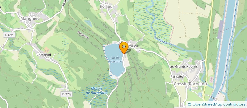 localisation de l'entreprise SCI LE LAC à CHAZEY-BONS