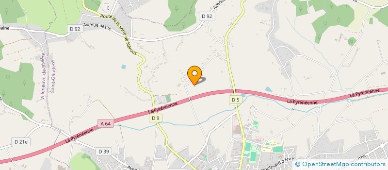 localisation de l'entreprise SCI LE LAC  SAINT-GAUDENS