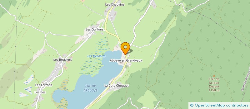 localisation de l'entreprise SCI LE LAC DE L'ABBAYE  GRANDE-RIVIERE CHATEAU