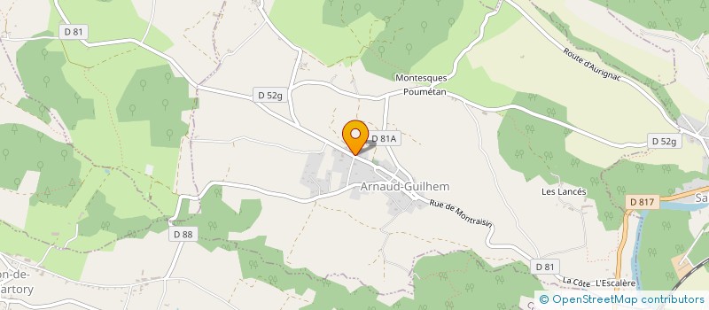 localisation de l'entreprise SCI LE LACOMBE  ARNAUD-GUILHEM