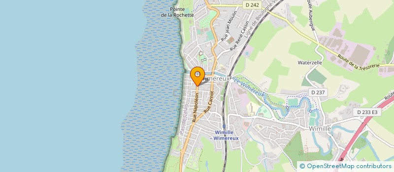 localisation de l'entreprise SCI LE LAGON  WIMEREUX