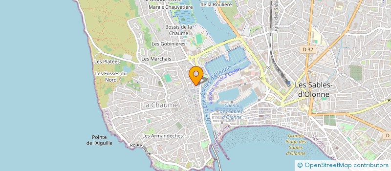 localisation de l'entreprise SCI LE LAGON à LES SABLES D'OLONNE