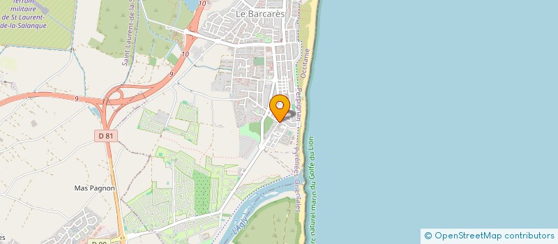 localisation de l'entreprise SCI LE LAGON  LE BARCARES