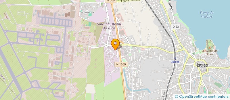 localisation de l'entreprise SCI LE LAGON BLEU  ISTRES