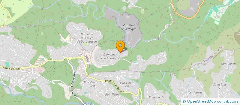 localisation de l'entreprise SCI LE LAMANTIN  VILLENEUVE-LOUBET