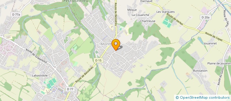 localisation de l'entreprise SCI LE LAMIC  MONTBERON