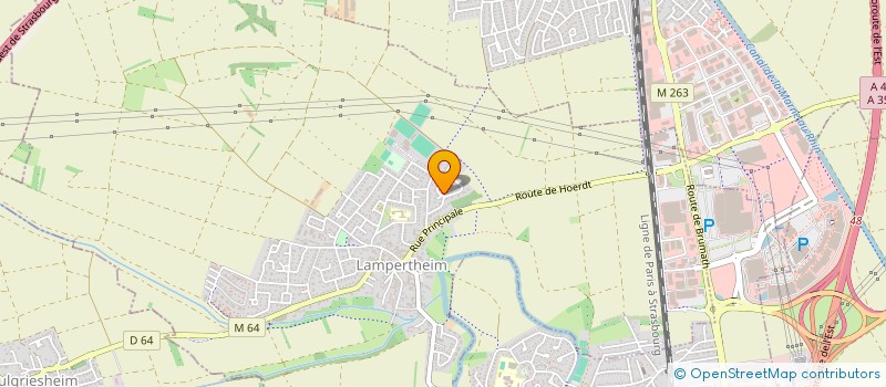 localisation de l'entreprise SCI LE LAMPERBERG  LAMPERTHEIM