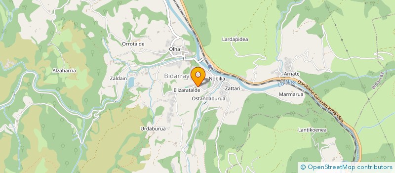 localisation de l'entreprise SCI LE LANDAIS  IRISSARRY