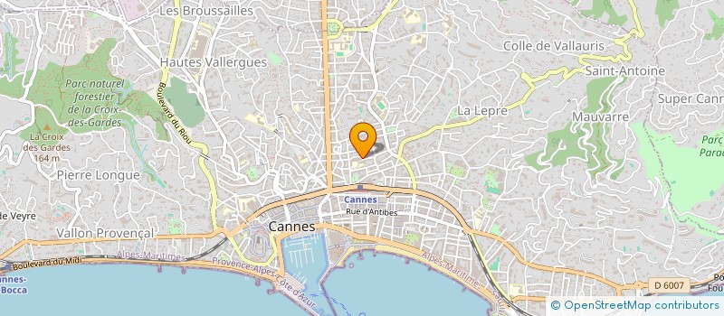 localisation de l'entreprise SCI LE LANGE à CANNES