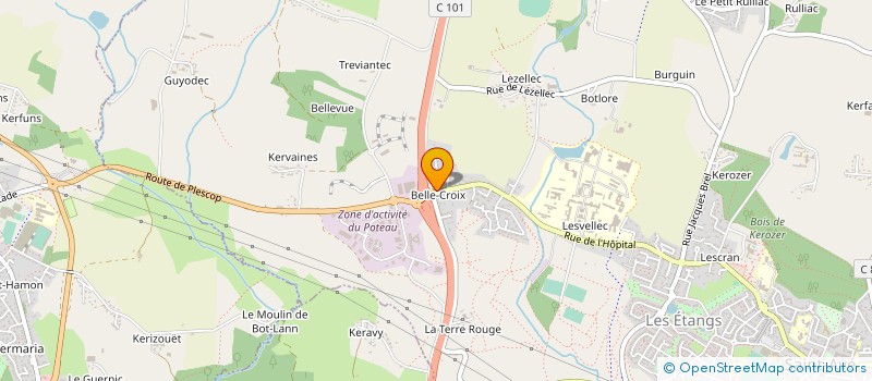 localisation de l'entreprise SCI LE LANN GUEN  SAINT-AVE