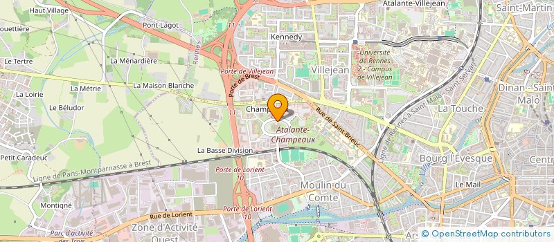 localisation de l'entreprise SCI LE LANNOU  RENNES