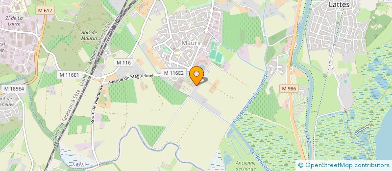 localisation de l'entreprise SCI LE LANTISSARGUES  LATTES