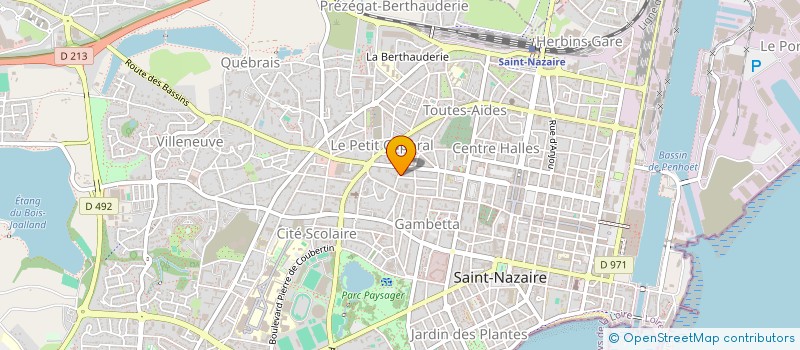 localisation de l'entreprise SCI LE LAOS  SAINT-NAZAIRE