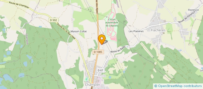 localisation de l'entreprise SCI LE LAQUAIS  CHAMPIER