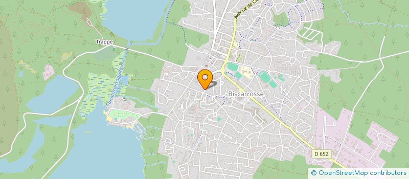 localisation de l'entreprise SCI LE LARGE  BISCARROSSE