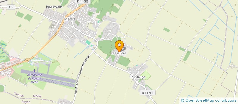 localisation de l'entreprise SCI LE LARGUE  MEDIS