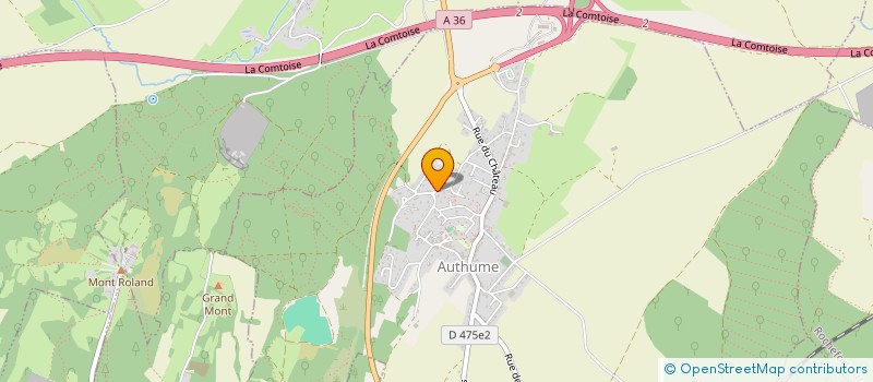 localisation de l'entreprise SCI LE LARRET  AUTHUME