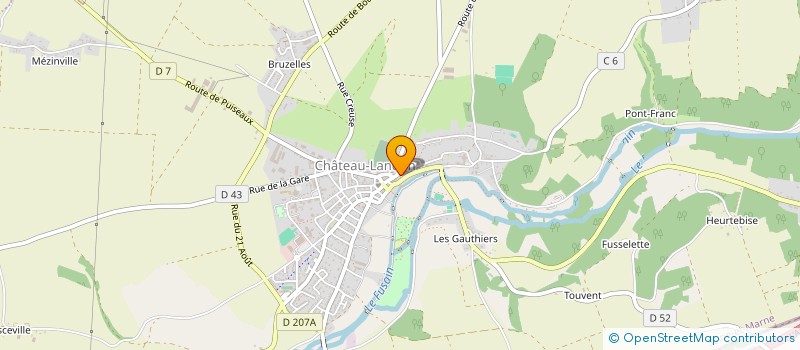 localisation de l'entreprise SCI LE LARRY  CHATEAU-LANDON