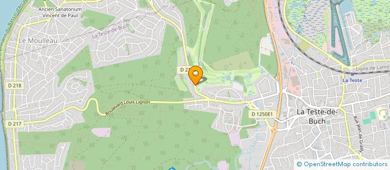 localisation de l'entreprise SCI LE LAURET à LA TESTE-DE-BUCH