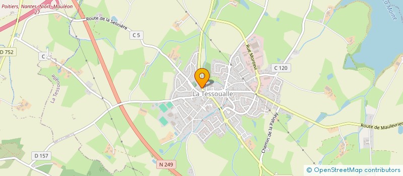 localisation de l'entreprise SCI LE LAURIER  LA TESSOUALLE