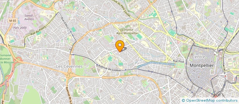 localisation de l'entreprise SCI LE LAVALIERE à MONTPELLIER