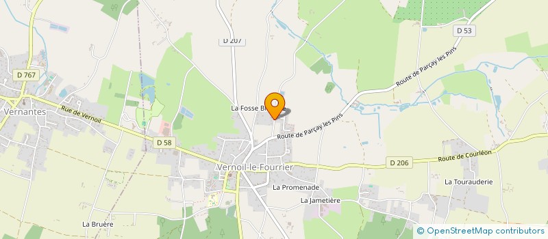 localisation de l'entreprise SCI LE LAVOIR  NOYANT-VILLAGES