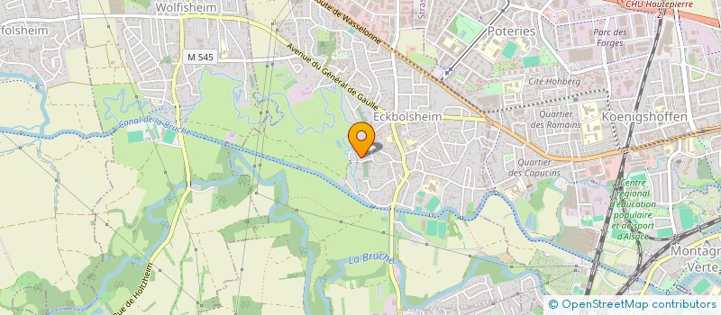 localisation de l'entreprise SCI LE LAVOIR  ECKBOLSHEIM