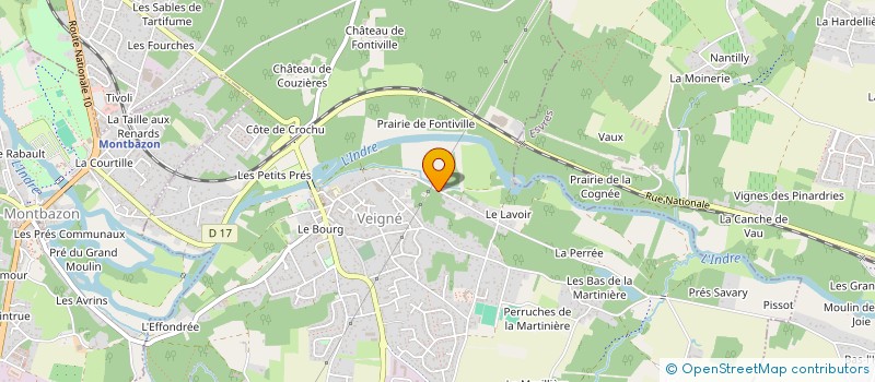 localisation de l'entreprise SCI LE LAVOIR à VEIGNE