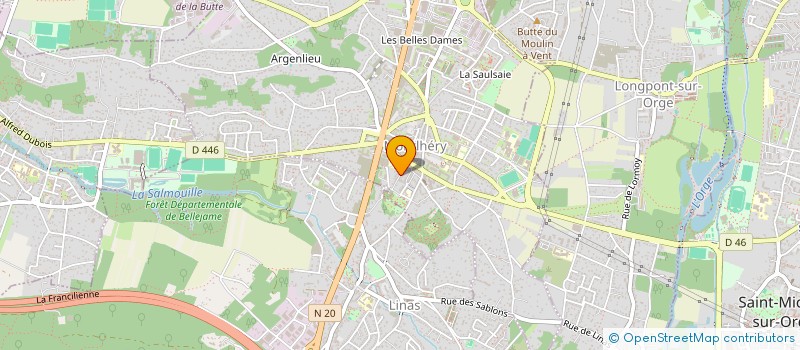 localisation de l'entreprise SCI LE LAVOIR à MONTLHERY