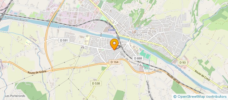 localisation de l'entreprise SCI LE LAVOIR DE JUIN  CREST