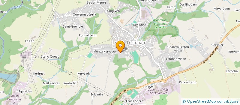 localisation de l'entreprise SCI LE LAY AND CO  ERGUE-GABERIC