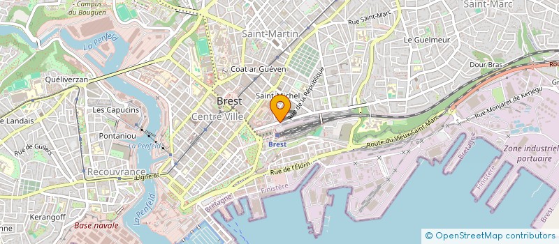 localisation de l'entreprise SCI LE LAY - BRINQUIN  BREST