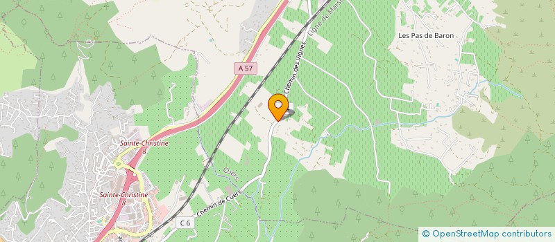 localisation de l'entreprise SCI LE LENDEMAIN  CUERS