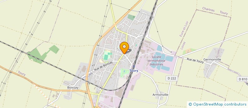 localisation de l'entreprise SCI LE LEO à TOURY